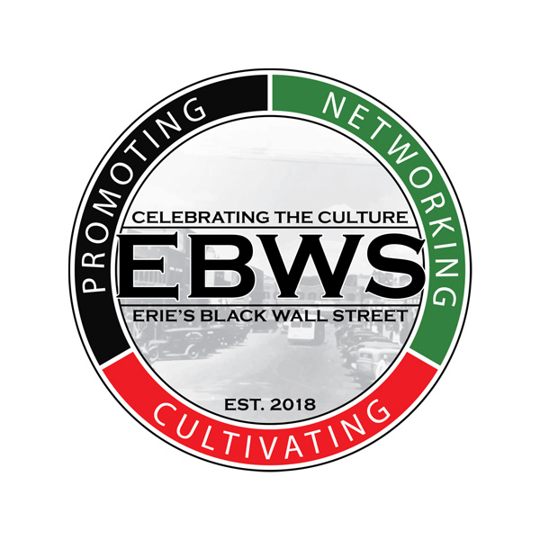 Erie's Black Wall Street Logo